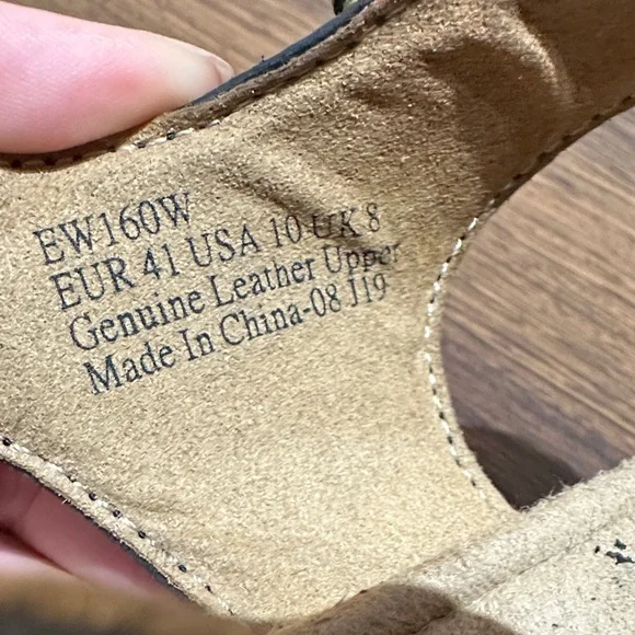 Aetrex Black Woven Wedge Sandals (SIZE: USA 10) - Picture 12 of 13